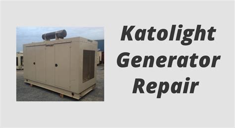 It is a 50KW unit. . Katolight generator parts manuals
